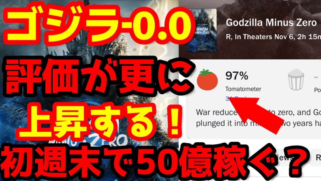 【ゴジラ】『ゴジラ-0.0』サウンドトラック発売決定！全米興行収入予測が始まり驚異的な数字が明らかに！#ゴジラ #ゴジラマイナスワン #ゴジラマイナスゼロ