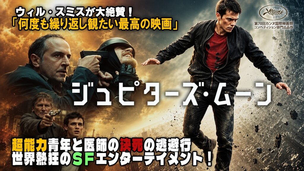【無料映画】ジュピターズ・ムーン | カンヌ映画祭で審査員をつとめたウィル・スミスが絶賛！世界熱狂のSFエンターテインメント！